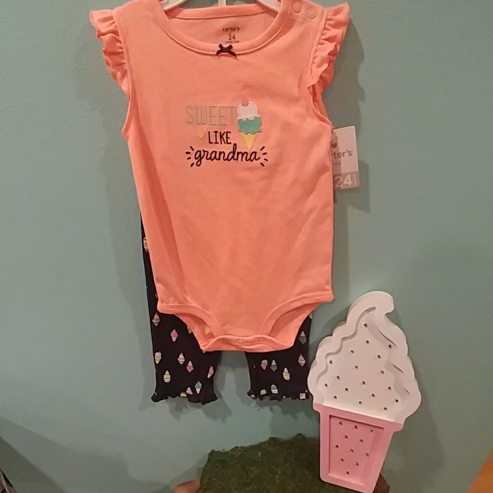 🆕 Carter's "sweet like grandma" ice-cream 2 pcs